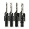 Kobalt Twist Drill Bits 4-Piece 1/8-in 1-5/8-in High-speed Steel Twist Drill Bit Set