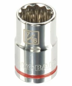 Kobalt Sockets & Socket Sets Standard (SAE) 3/8-in Drive 12-point 7/16-in Shallow Socket