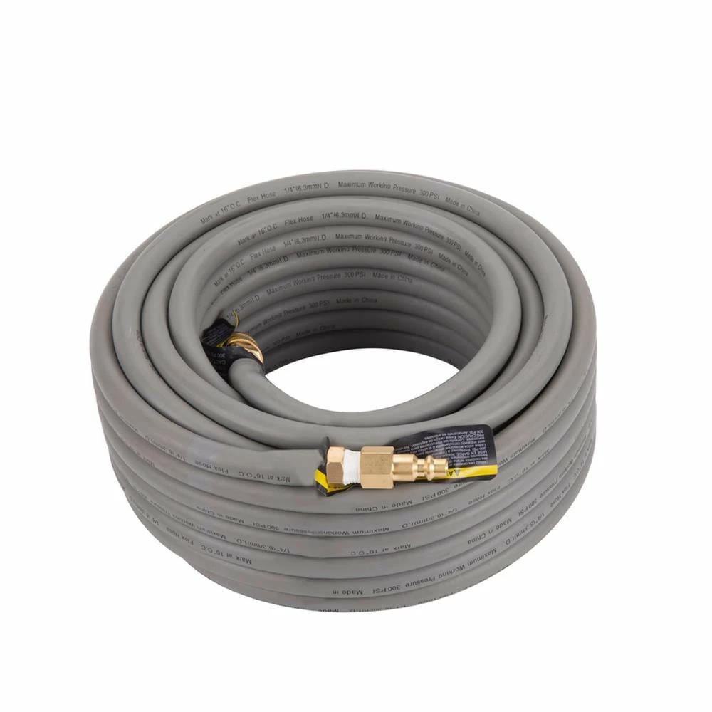 Kobalt Air Compressor Hoses 1/4-in 50-ft Rubber Air Hose 1 Kobalt Air Compressor Hoses 1/4-in 50-ft Rubber Air Hose