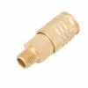 Kobalt Air Compressor Fittings Brass NPT Coupler (M) 1/4-in Universal