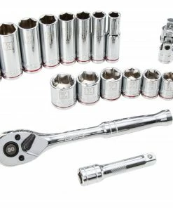 Kobalt Mechanics Tool Sets 19-Piece Standard (SAE) Polished Chrome Mechanics Tool Set (3/8-in) 10 Kobalt Mechanics Tool Sets 19-Piece Standard (SAE) Polished Chrome Mechanics Tool Set (3/8-in) -Kobalt Best Sale 04190729 scaled