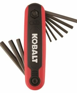 Kobalt Hex Keys & Torx Keys 9-key Standard (Sae) Folding Hex Key Set 8 Kobalt Hex Keys & Torx Keys 9-key Standard (Sae) Folding Hex Key Set -Kobalt Best Sale 05000017