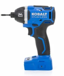 Kobalt Power Tool Combo Kits 2-Tool 24-Volt Max Brushless Power Tool Combo Kit with Soft Case (1-Battery Included and Charger Included) -Kobalt Best Sale 05395433
