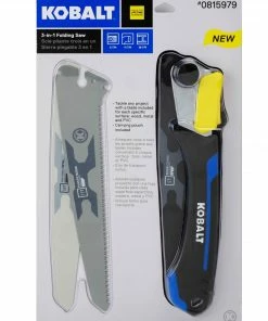 Kobalt Hand Saws 3-in-1 Folding Saw with Pouch 8-in Cross-cutting Tooth Saw