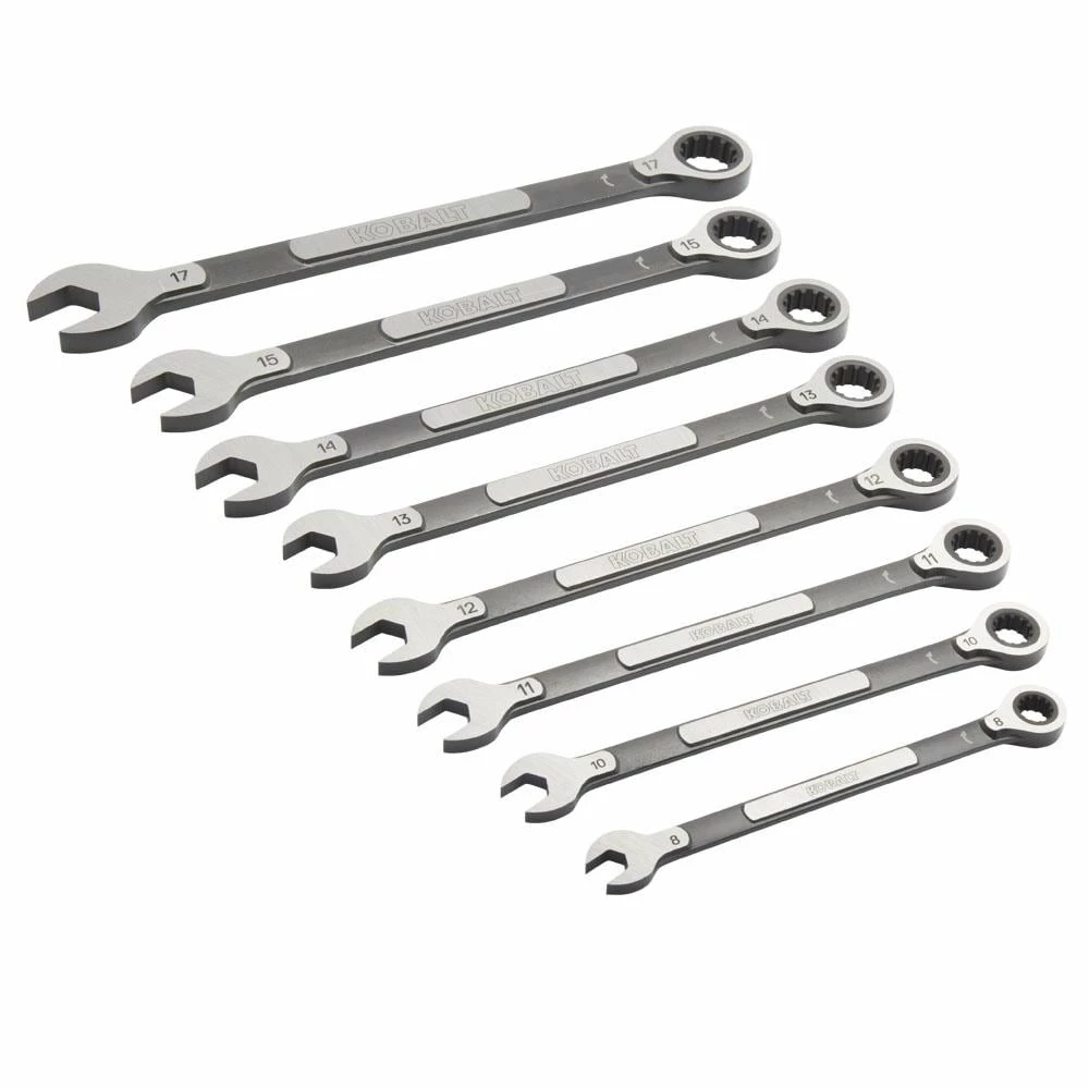 Kobalt Ratchet Wrenches & Sets Universal 8-Piece Set Spline Metric Ratchet Wrench Set 1 Kobalt Ratchet Wrenches & Sets Universal 8-Piece Set Spline Metric Ratchet Wrench Set