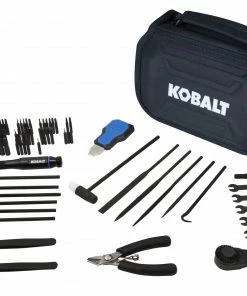 Kobalt Screwdriver Bits Master hobbyist tool set Steel Hex Shank Screwdriver Bit Set Screwdriver (73-Piece)