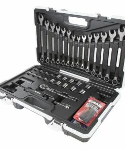 Kobalt Mechanics Tool Sets Universal 67-Piece Standard (SAE) and Metric Combination Matte Mechanics Tool Set (3/8-in) 14 Kobalt Mechanics Tool Sets Universal 67-Piece Standard (SAE) and Metric Combination Matte Mechanics Tool Set (3/8-in) -Kobalt Best Sale 08227543