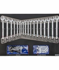 Kobalt Mechanics Tool Sets 300-Piece Standard (SAE) and Metric Combination Polished Chrome Mechanics Tool Set (1/4-in; 3/8-in) -Kobalt Best Sale 08236282
