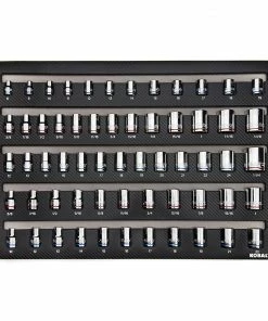 Kobalt Mechanics Tool Sets 300-Piece Standard (SAE) and Metric Combination Polished Chrome Mechanics Tool Set (1/4-in; 3/8-in) -Kobalt Best Sale 08277540