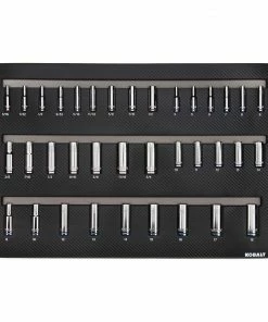 Kobalt Mechanics Tool Sets 300-Piece Standard (SAE) and Metric Combination Polished Chrome Mechanics Tool Set (1/4-in; 3/8-in) -Kobalt Best Sale 08326944