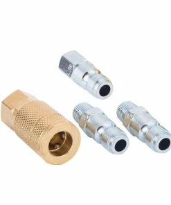 Kobalt Air Compressor Fittings 3/8-in Auto Coupler/Plug Kit 7 Kobalt Air Compressor Fittings 3/8-in Auto Coupler/Plug Kit -Kobalt Best Sale 08614887