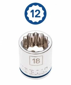 Kobalt Mechanics Tool Sets 24-Piece Standard (SAE) and Metric Combination Polished Chrome Mechanics Tool Set (3/8-in) -Kobalt Best Sale 08797753