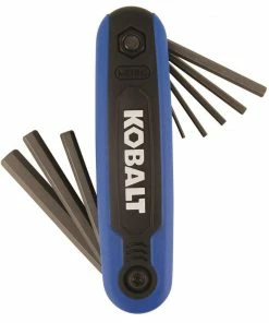 Kobalt Hex Keys & Torx Keys 8-key Metric Folding Hex Key Set 7 Kobalt Hex Keys & Torx Keys 8-key Metric Folding Hex Key Set -Kobalt Best Sale 08797817