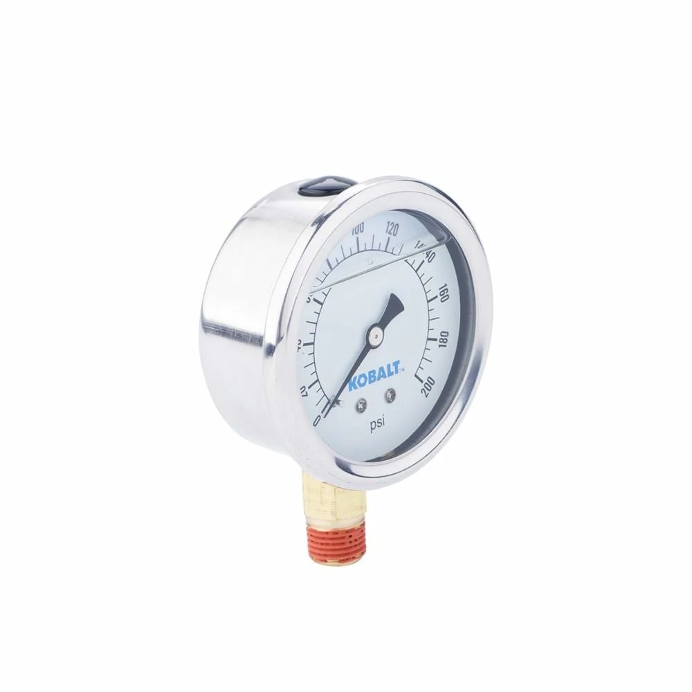 Kobalt Air Compressor Accessories 1/4 In. 200-PSI Filled Bottom Mount -Gauge 3 Kobalt Air Compressor Accessories 1/4 In. 200-PSI Filled Bottom Mount -Gauge - Image 3