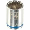 Kobalt Sockets & Socket Sets Metric 1/2-in Drive 12-point 14-mm Shallow Socket