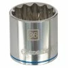 Kobalt Sockets & Socket Sets Metric 1/2-in Drive 12-point 36-mm Shallow Socket