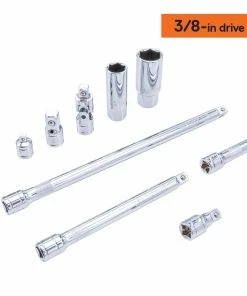 Kobalt Drive Tool & Socket Accessories 22-Piece 1/4-in, 3/8-in and 1/2-in drive tools Drive Accessory Set -Kobalt Best Sale 09616570