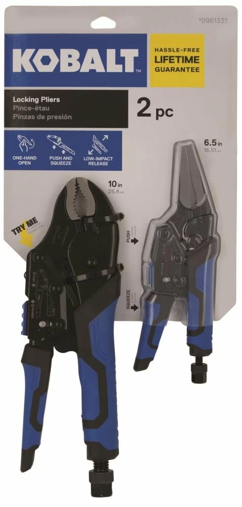 Kobalt Plier Sets 2-Pack Locking Plier Set 9 Kobalt Plier Sets 2-Pack Locking Plier Set - Image 9