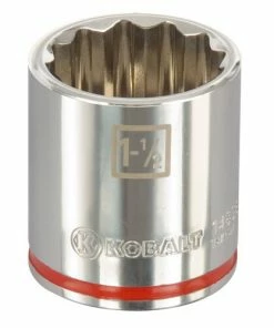 Kobalt Sockets & Socket Sets Standard (SAE) 1/2-in Drive 12-point 1-1/2-in Shallow Socket -Kobalt Best Sale 099198852805xl