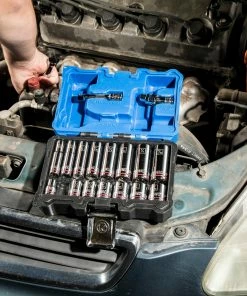 Kobalt Mechanics Tool Sets 19-Piece Standard (SAE) Polished Chrome Mechanics Tool Set (3/8-in) 13 Kobalt Mechanics Tool Sets 19-Piece Standard (SAE) Polished Chrome Mechanics Tool Set (3/8-in) -Kobalt Best Sale 09963460 scaled