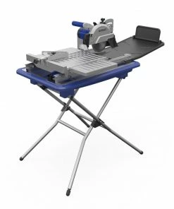 Kobalt Tile Saws 7-in 10-Amp Wet Sliding Table Tile Saw with Stand