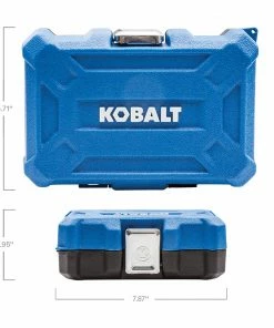 Kobalt Mechanics Tool Sets 24-Piece Standard (SAE) and Metric Combination Polished Chrome Mechanics Tool Set (3/8-in) -Kobalt Best Sale 10340576