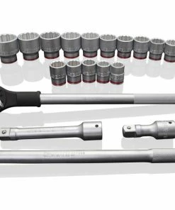 Kobalt Mechanics Tool Sets 3/4-in Drive 20-Piece Standard (SAE) Matte Mechanics Tool Set -Kobalt Best Sale 10421573