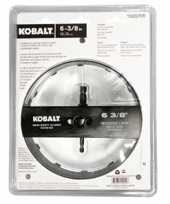 Kobalt Hole Saws & Kits 6-3/8-in Carbide-Grit Arbored Recessed Lighting Hole Saw 7 Kobalt Hole Saws & Kits 6-3/8-in Carbide-Grit Arbored Recessed Lighting Hole Saw -Kobalt Best Sale 10507475