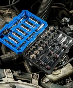 Kobalt Mechanics Tool Sets 40-Piece Standard (SAE) and Metric Combination Polished Chrome Mechanics Tool Set (3/8-in) -Kobalt Best Sale 11255120 scaled