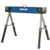 Kobalt Saw Horses 42-in W x 32-in H Adjustable Steel Saw Horse (1100-lb Capacity)
