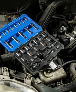 Kobalt Mechanics Tool Sets 30-Piece Standard (SAE) and Metric Combination Polished Chrome Mechanics Tool Set (3/8-in) -Kobalt Best Sale 11294852 scaled