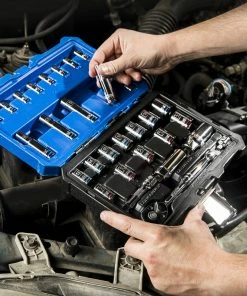 Kobalt Mechanics Tool Sets 30-Piece Standard (SAE) and Metric Combination Polished Chrome Mechanics Tool Set (3/8-in) -Kobalt Best Sale 11294854 scaled