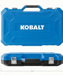 Kobalt Impact Sockets & Impact Socket Sets 55-Piece Standard (SAE) and Metric Combination 1/2-in Drive Set 6-Point Impact Socket Set -Kobalt Best Sale 11328541 scaled