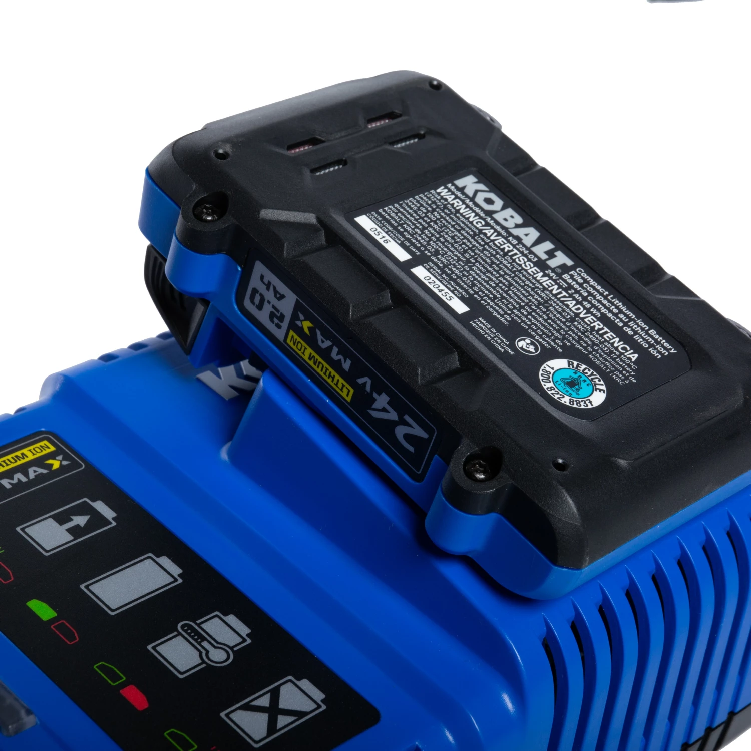 Kobalt Power Tool Batteries & Chargers 24-Volt Max 2 Amp-Hour Lithium Power Tool Battery 7 Kobalt Power Tool Batteries & Chargers 24-Volt Max 2 Amp-Hour Lithium Power Tool Battery - Image 7