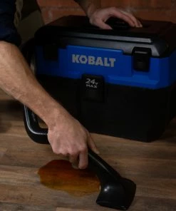 Kobalt Shop Vacuums 24-Volt Max 3-Gallon Cordless Handheld Wet/Dry Shop Vacuum (Battery Not Included) -Kobalt Best Sale 11386394