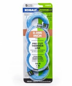 Kobalt String Trimmer Line 5-Pack 16-ft Spool 0.095-in Pre-Cut Trimmer Line