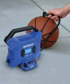 Kobalt Air Inflators Kobalt 24 Volt cordless high pressure inflator 24-Volt Lithium Ion (Li-Ion) Air Inflator (Power Source: Battery) 17 Kobalt Air Inflators Kobalt 24 Volt cordless high pressure inflator 24-Volt Lithium Ion (Li-Ion) Air Inflator (Power Source: Battery) -Kobalt Best Sale 11621572