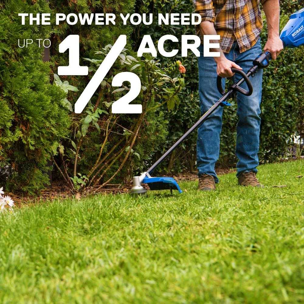 Kobalt Cordless Electric String Trimmers 40-Volt Max 16-in Straight Cordless String Trimmer with Attachment Capable and (Battery Included) 3 Kobalt Cordless Electric String Trimmers 40-Volt Max 16-in Straight Cordless String Trimmer with Attachment Capable and (Battery Included) - Image 3