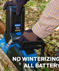 Kobalt Cordless Electric Chainsaws 80-Volt Max 18-in Brushless Cordless Electric Chainsaw 5 Ah (Battery & Charger Included) -Kobalt Best Sale 12158300