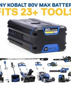 Kobalt Cordless Electric Chainsaws 80-Volt Max 18-in Brushless Cordless Electric Chainsaw 5 Ah (Battery & Charger Included) -Kobalt Best Sale 12158301