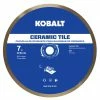 Kobalt Diamond Saw Blades 7-in Wet Ceramic Continuous Diamond Saw Blade