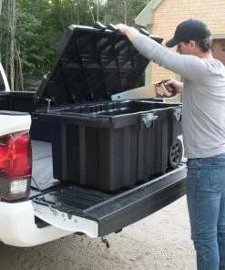 Kobalt Portable Tool Boxes 45-in Black Plastic Wheels Lockable Tool Box -Kobalt Best Sale 14861338 scaled