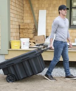 Kobalt Portable Tool Boxes 45-in Black Plastic Wheels Lockable Tool Box -Kobalt Best Sale 14861339 scaled