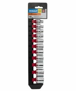 Kobalt Sockets & Socket Sets 11-Piece Standard (SAE) 3/8-in Drive 6-point Set Shallow Socket Set -Kobalt Best Sale 15102572