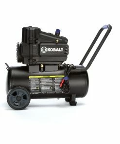 Kobalt Air Compressors 8-Gallon Single Stage Portable Electric Horizontal Air Compressor -Kobalt Best Sale 15104699