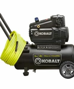 Kobalt Air Compressors 8-Gallon Single Stage Portable Electric Horizontal Air Compressor -Kobalt Best Sale 15104716