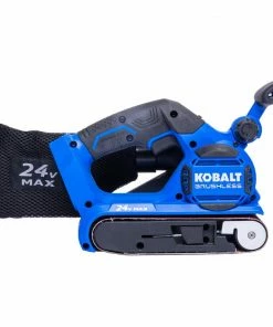 Kobalt Power Sanders Kobalt 24V MAX 24-Volt Brushless Cordless Variable Speed Belt Sander with Dust Management
