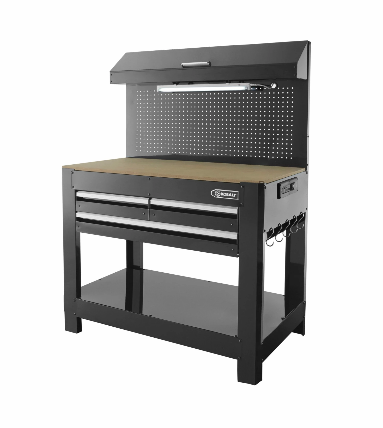 Kobalt Work Benches 45-in W x 36-in H 3-Drawer Wood Work Bench 2 Kobalt Work Benches 45-in W x 36-in H 3-Drawer Wood Work Bench - Image 2