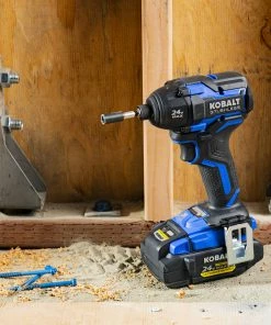 Kobalt Impact Drivers XTR 24-volt Max 1/4-in Variable Speed Brushless Cordless Impact Driver (1-Battery Included) -Kobalt Best Sale 15397547 scaled