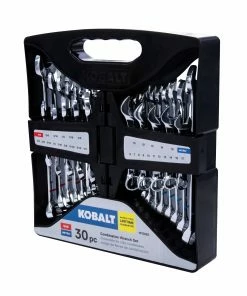 Kobalt Combination Wrenches & Sets 30-Piece Set 12-point Standard (SAE) and Metric Combination Standard Combination Wrench Set -Kobalt Best Sale 15484716 scaled